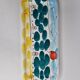 Enamelled ceramic dish, hand painted, Portugal, 36 cm
