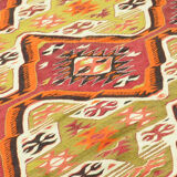 Anatolian handmade kilim rug 283 cm x 166 cm