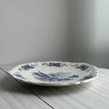 Assiette - plat de présentation en faïence de Sarreguemines, collection "Surrey"