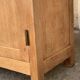 Parisian wardrobe solid oak raw 1940