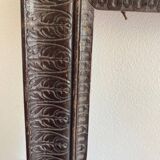 Old carved wooden frame