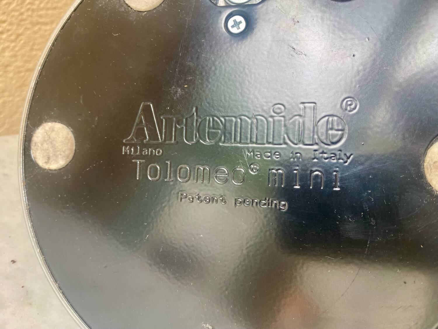 Tolomeo mini led desk lamp on designer base By Lucchi & Fassina excellent condition