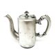 Hotel coffee pot, Eclecticism, silver-plated brass, Poland, 1920s.