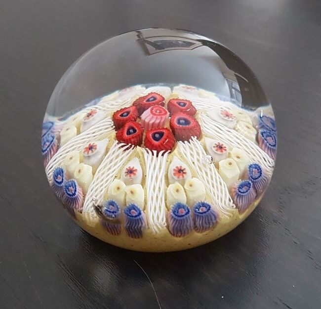 Ball of sulfide paperweight