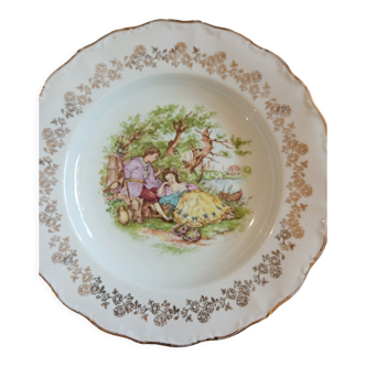 Digoin porcelain plate France