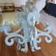 Lustre en bois style Gustavien
