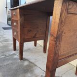 Bureau en chêne massif époque 1900
