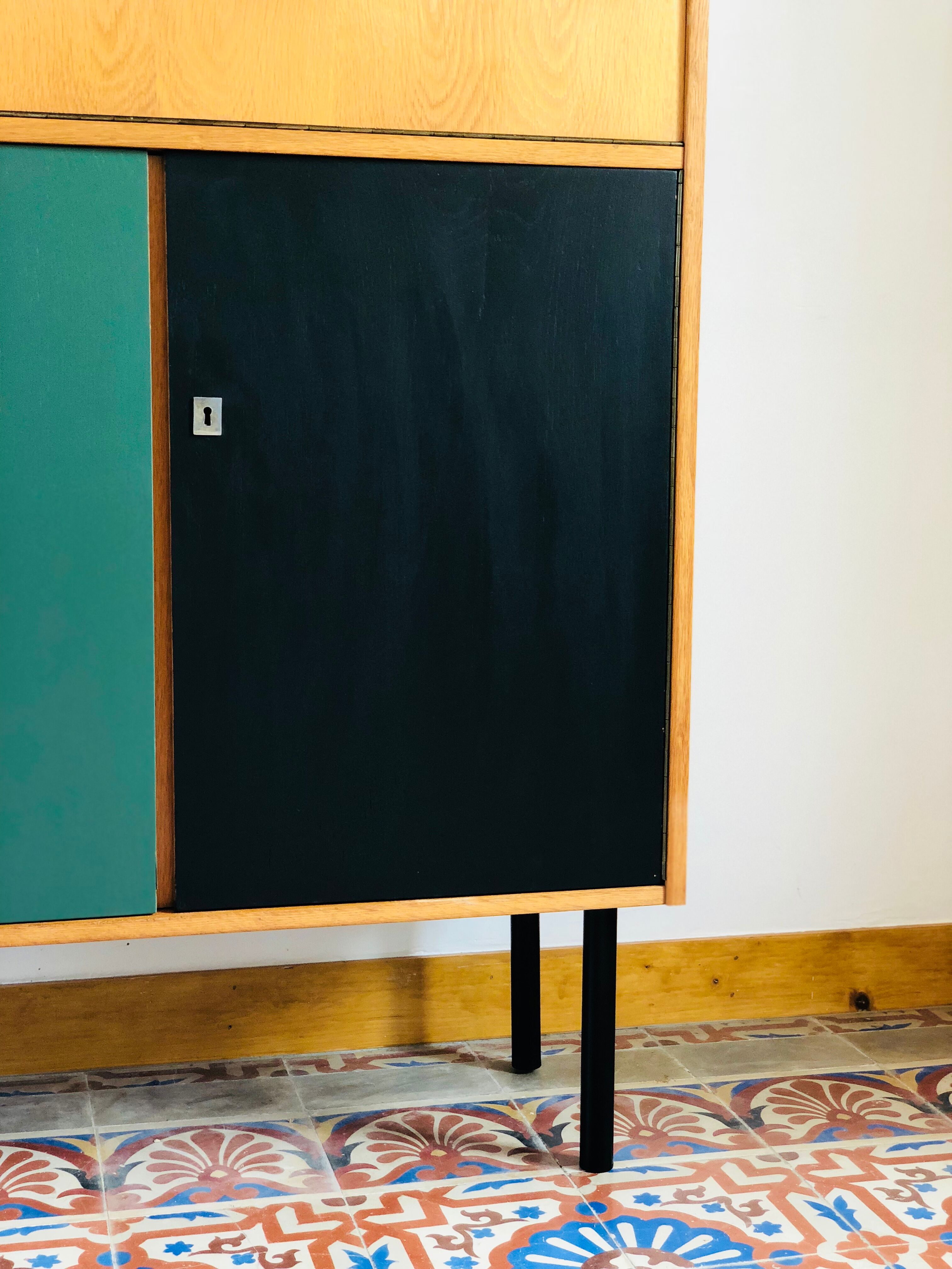 Vintage Secretary in oak 1960