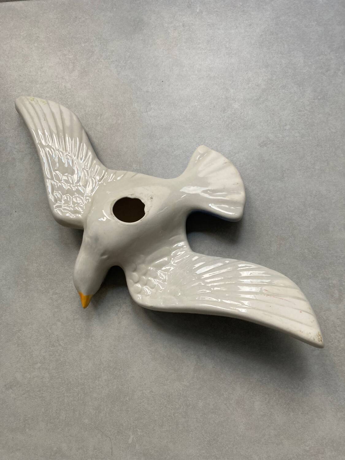 Mouette céramique émaillée 32cm