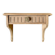 Old small hanging shelf in solid wood