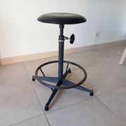 Vintage industrial workshop stool SIPE ITALY 1960s