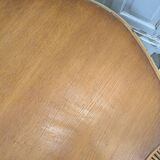 Table basse rotin et verre