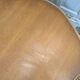 Table basse rotin et verre