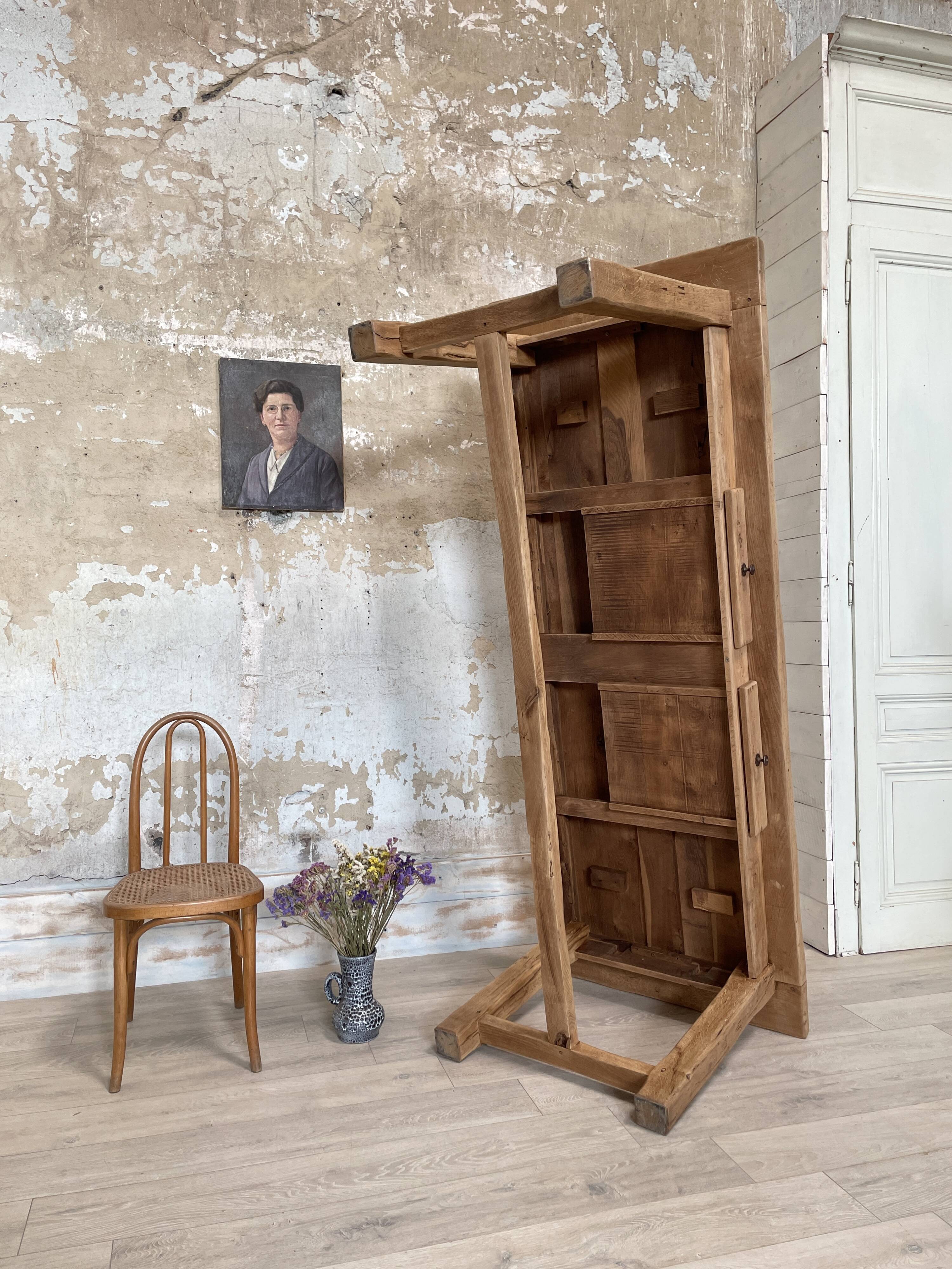 Solid oak farm table