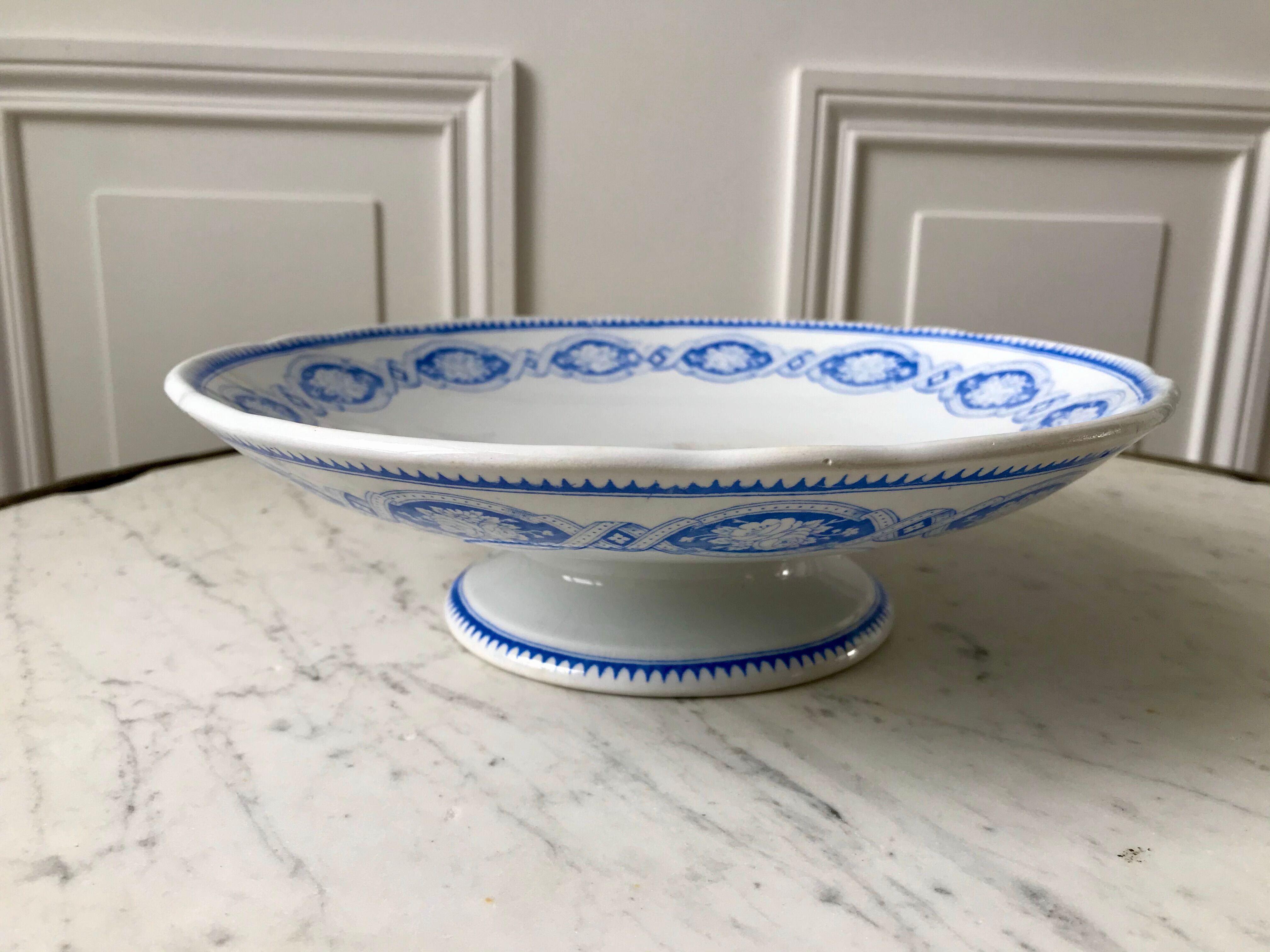 Serving dish Terre de Fer late XIXth