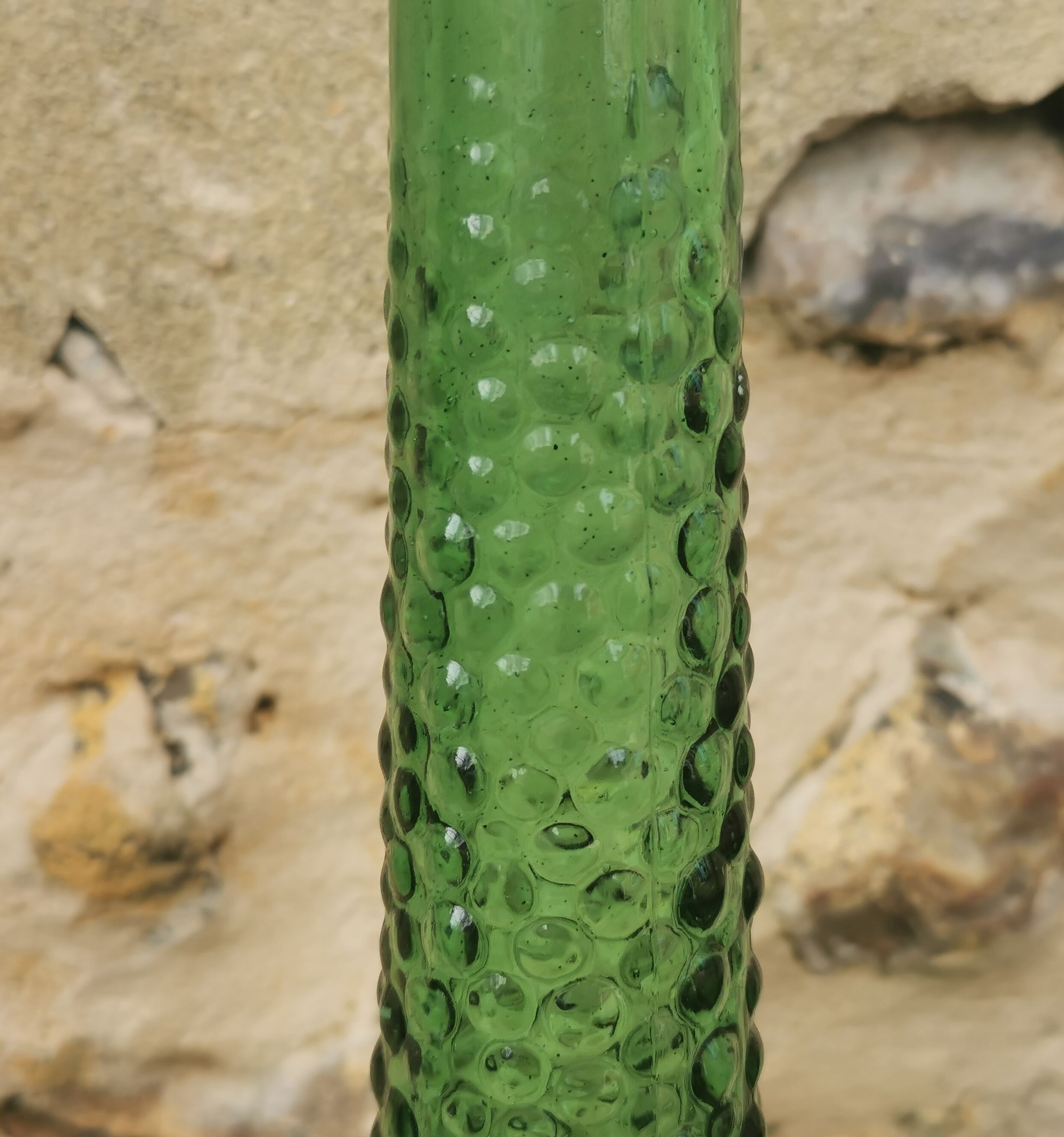 Green Italian bottle