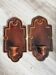 Vintage Margareta Hennix Ceramic Pair Wall Candle Sconces for Gustavsberg