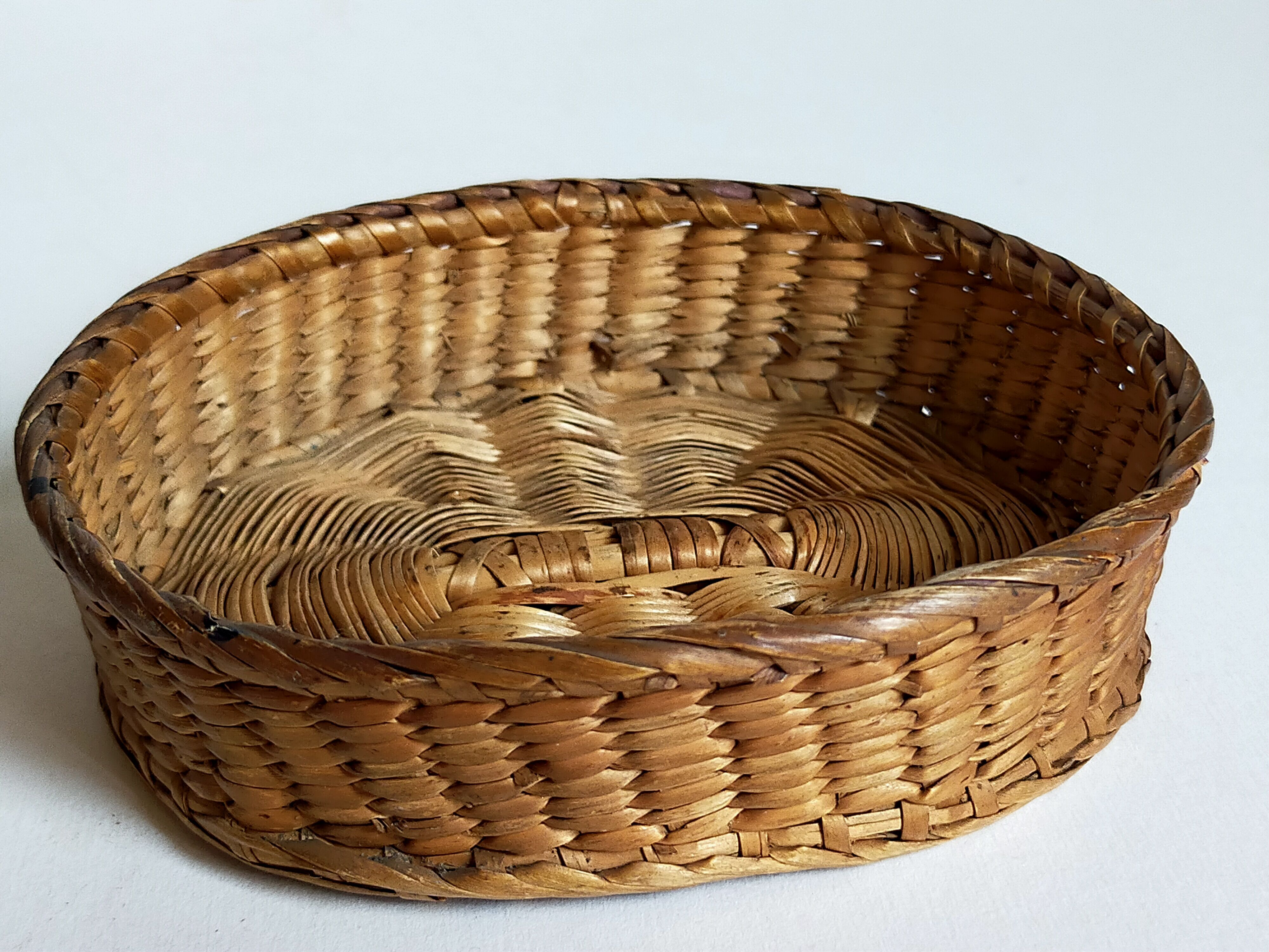 Set of three old thumbnail bins