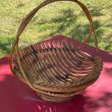 Wooden fruit basket 70s