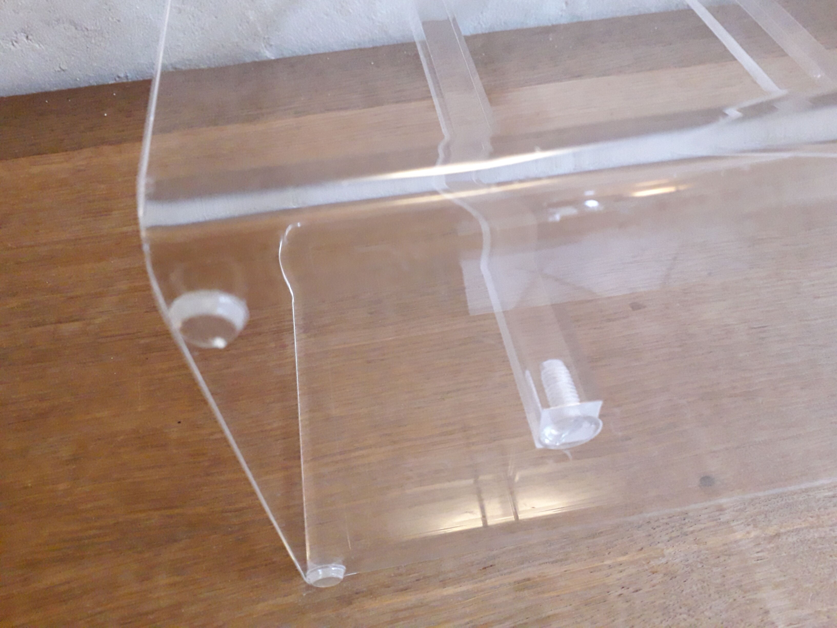 Vintage Plexiglas magazine holder