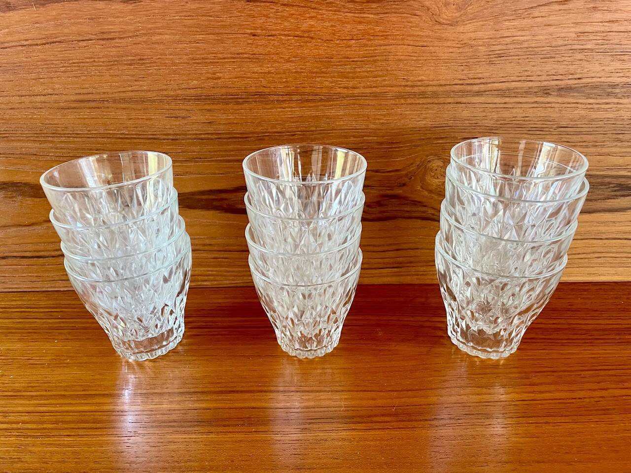Set of 4 vintage glasses by Vereco