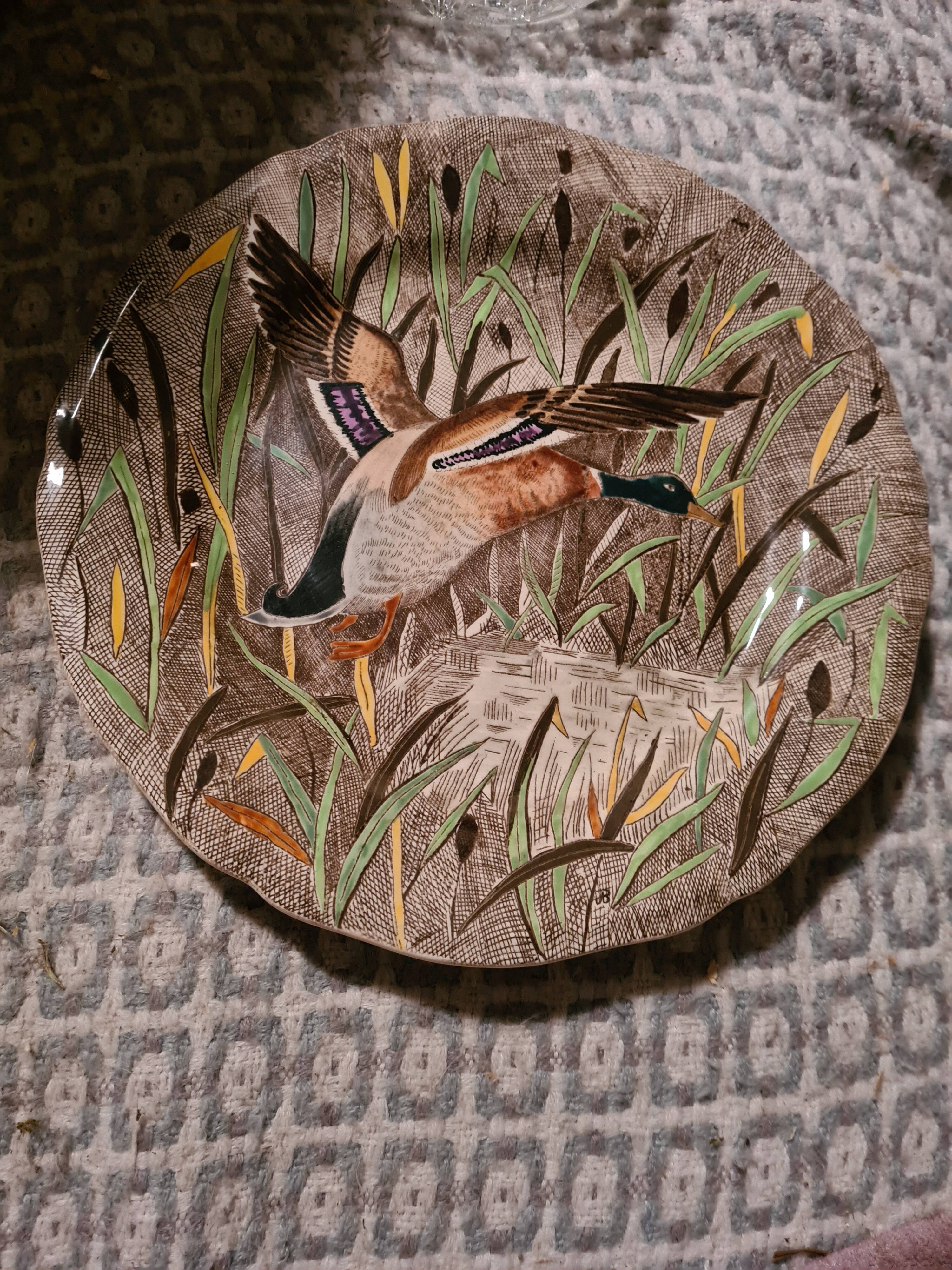 Series of 3 gien plates