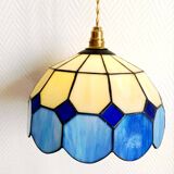 Pair of Art Deco Tiffany style pendant lights