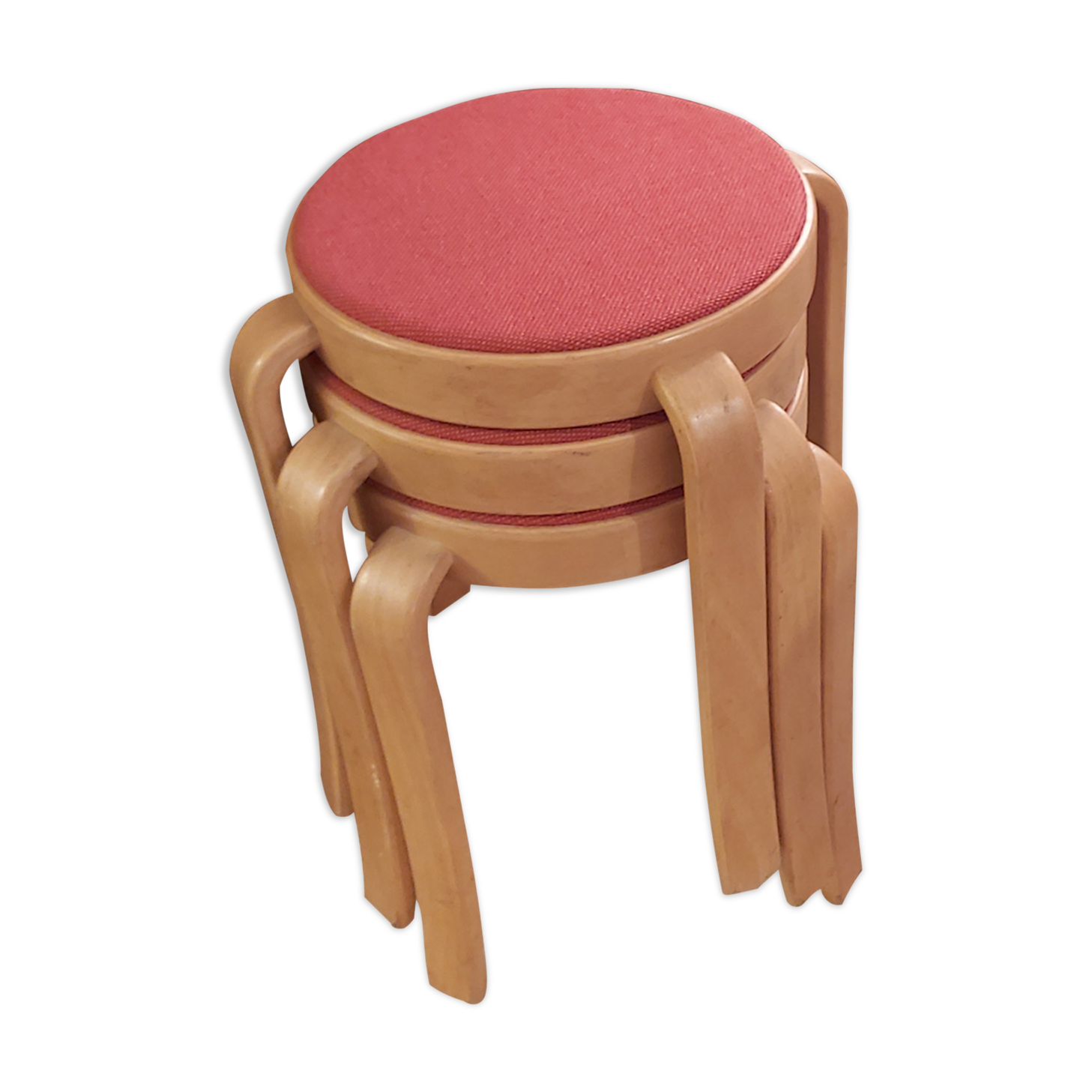 Series of 3 stools by Rud Thygesen and Johnny Surensen for Magnus Olesen