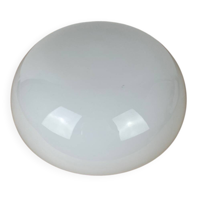 Plafonnier ou applique opaline, demi sphère années 50
