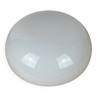 Plafonnier ou applique opaline, demi sphère années 50