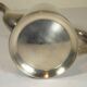 Silver-plated metal coffee pot and milk jug