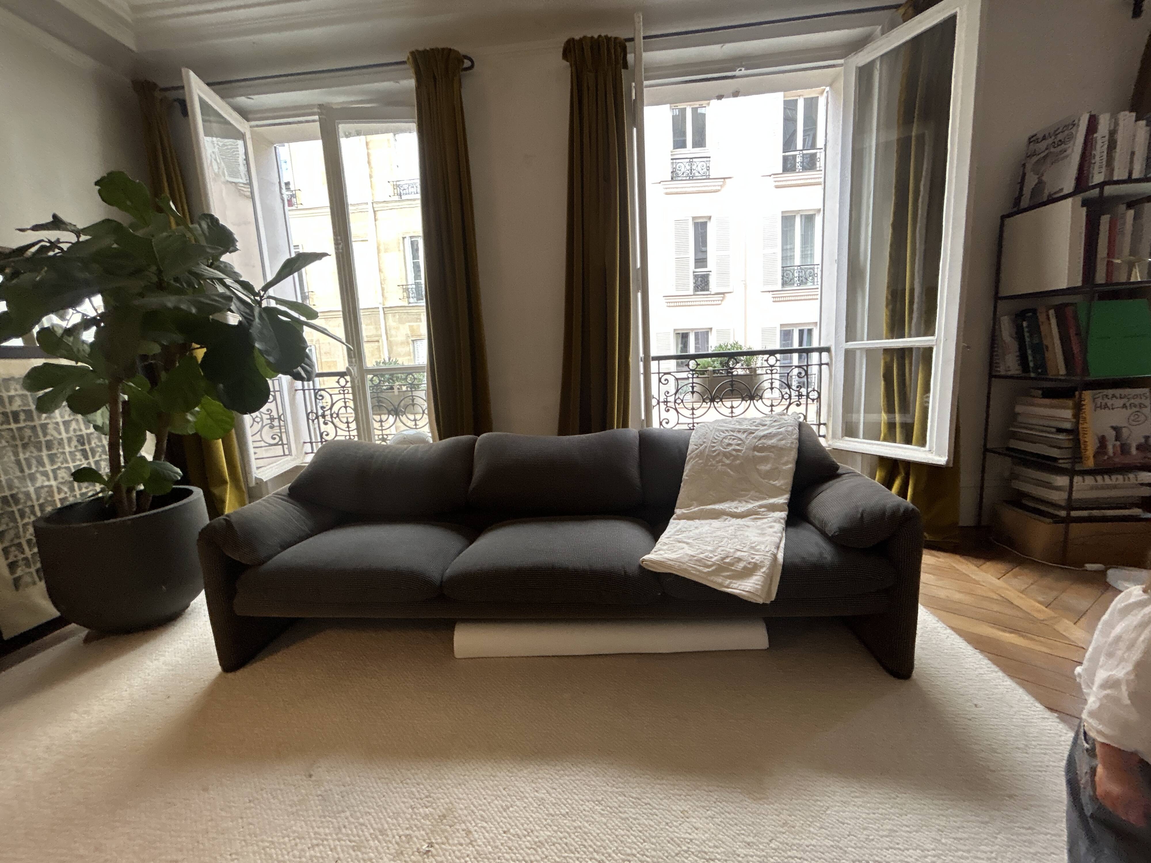 Maralunga 3-seater sofa by Vico Magistretti