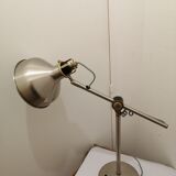Chrome articulated lamp