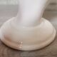 White ceramic hand wall lamp