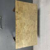 Old wooden farmhouse table