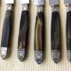 6 vintage table knives Pradel