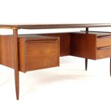 Hulmefa Pro-Pos executive desk - dutch mid century modern design in teak