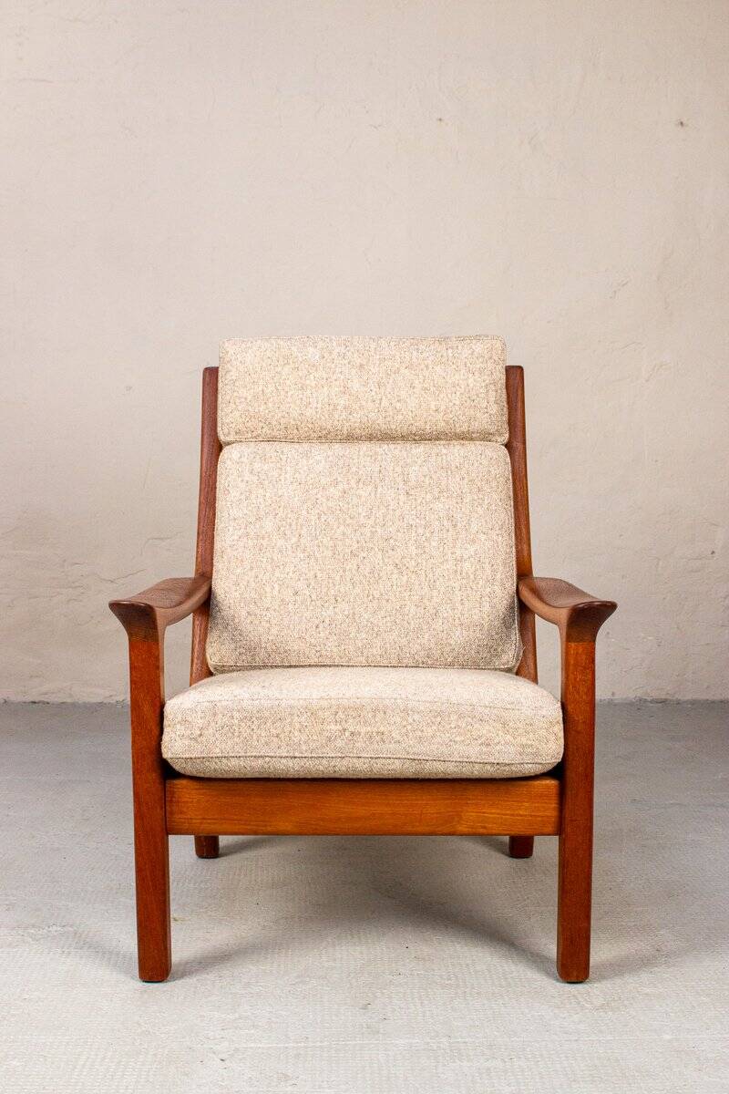 Mid-Century Teak Armchair by Juul Kristensen, Denmark, 1960s