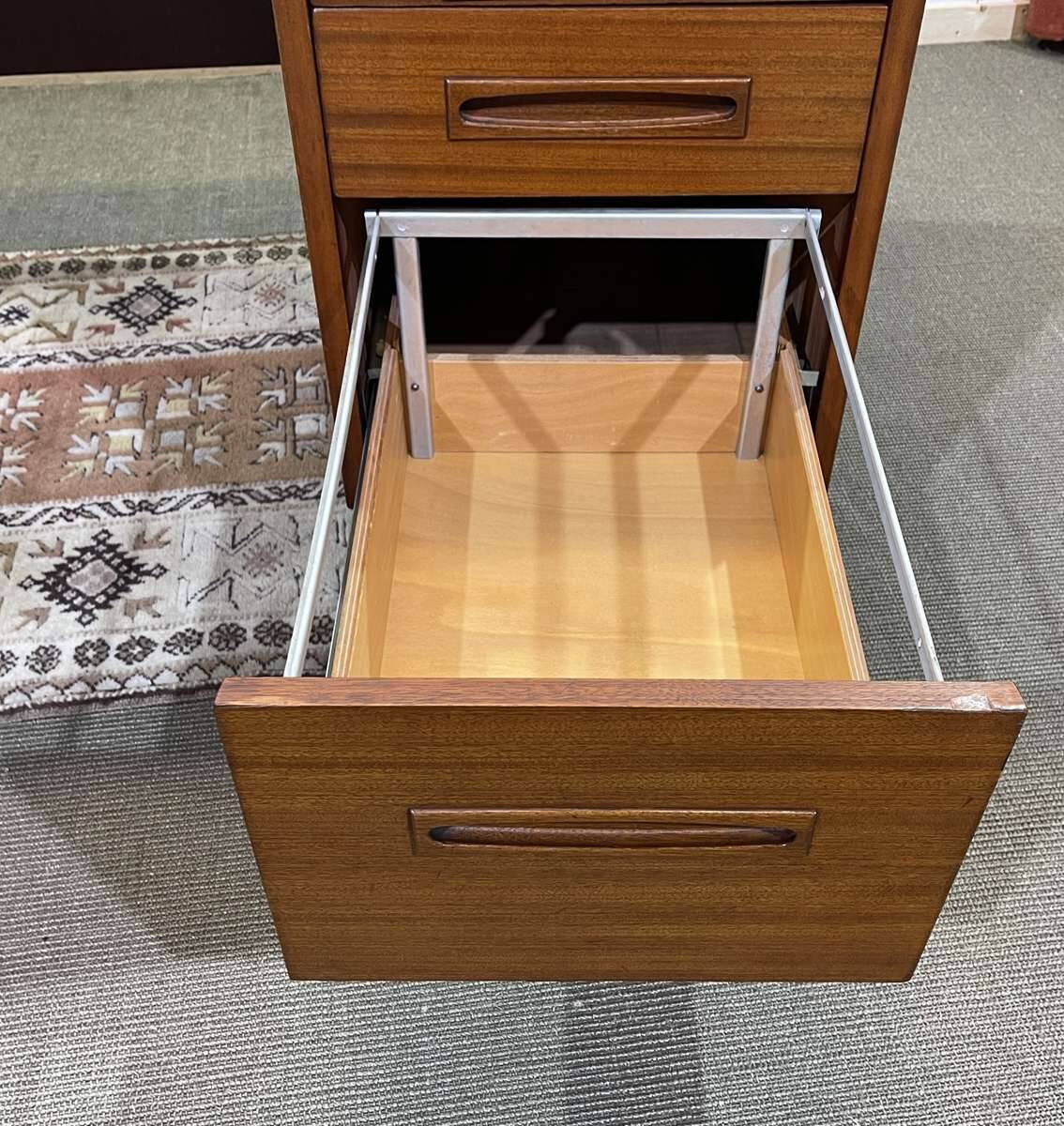 1960s mahogany executive desk - can be dismantled into 3 parts