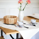 Natural basket wicker blond