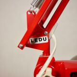 Red Ledu articulated workshop lamp