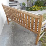Teak garden bench