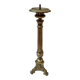 Church candlestick, lion's feet, nineteenth century