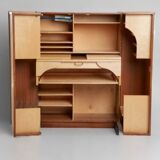 Bureau scandinave Magic Box en teck et chêne, 1960