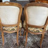 Pair of Louis XV style chairs