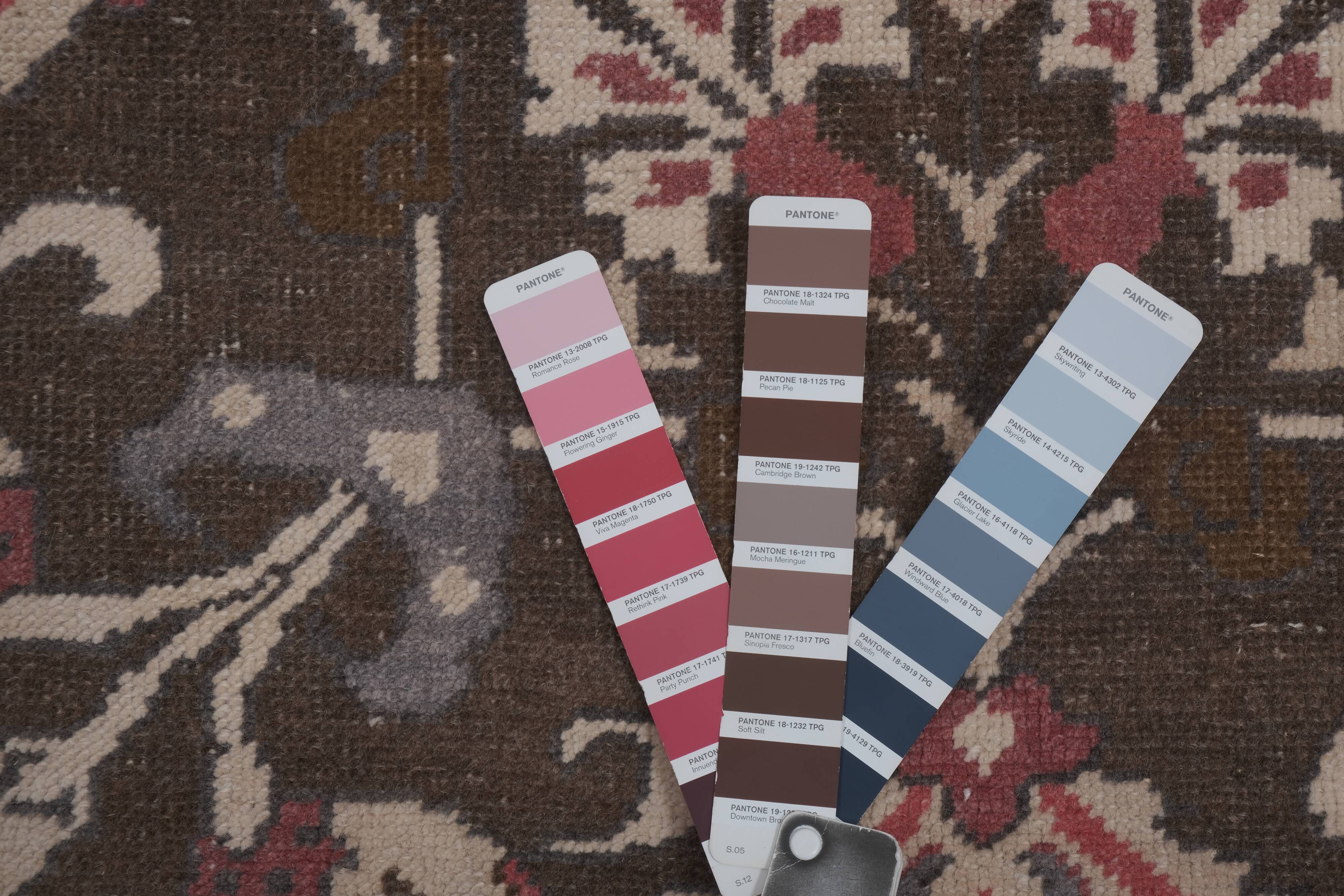 Southwest Wool Rug, Oriental Turkey Oushak Rug with Floral Pattern 4'11" X 8'5"