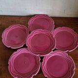 6 assiettes dessert vintage Georges Vallauris