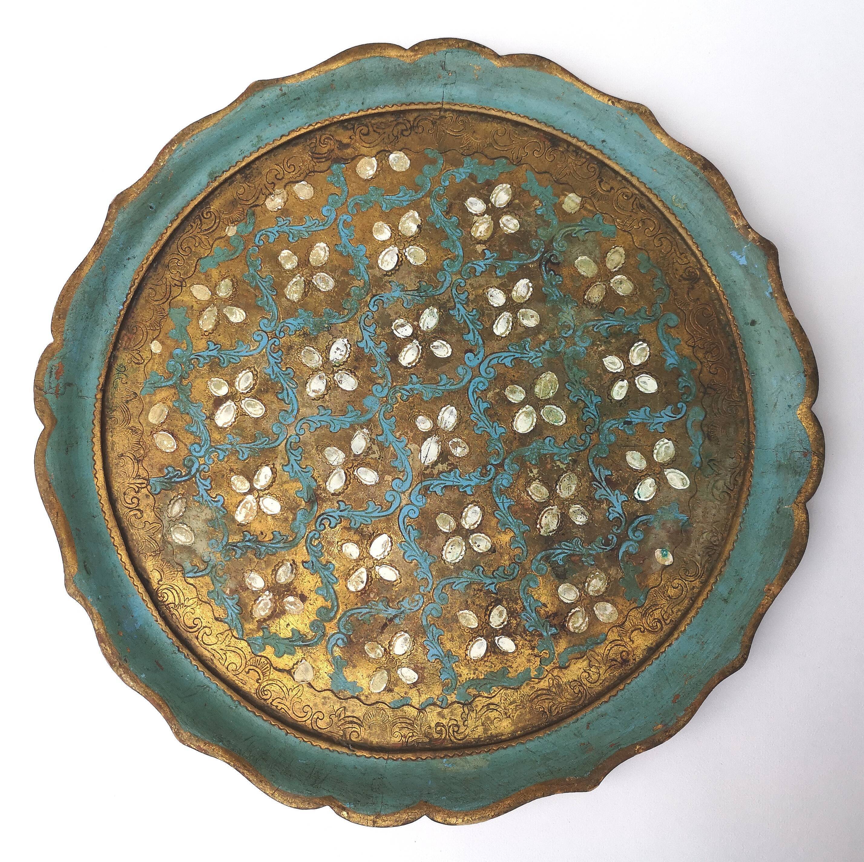 Vintage Florentine tray
