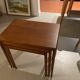 Teak nesting tables by Ludvig Pontoppidan