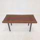 Bench in Teak with Brass Feet, Italy, 1950s